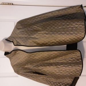 Gold and black tone jacket for women